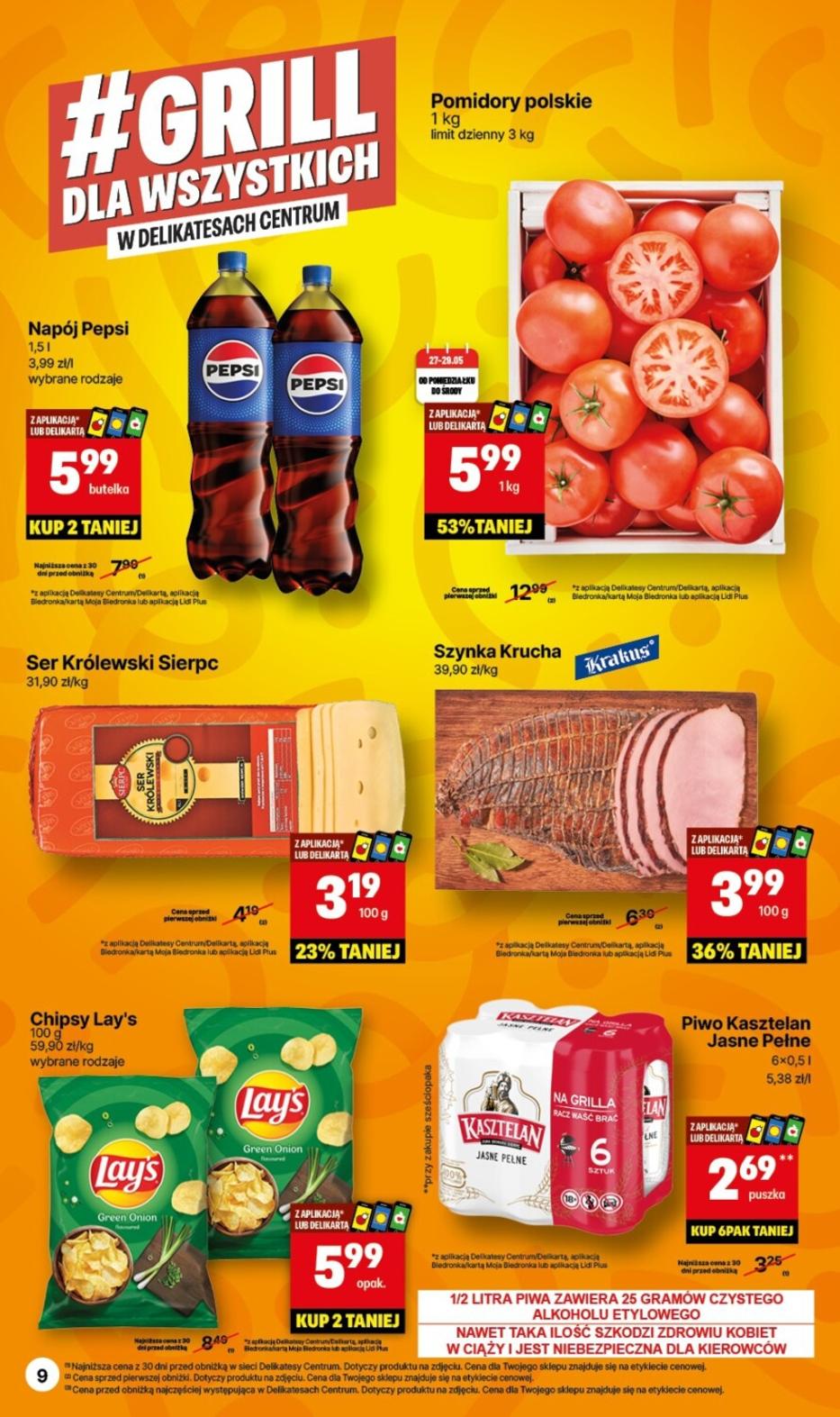 Gazetka promocyjna Delikatesy Centrum str. 9