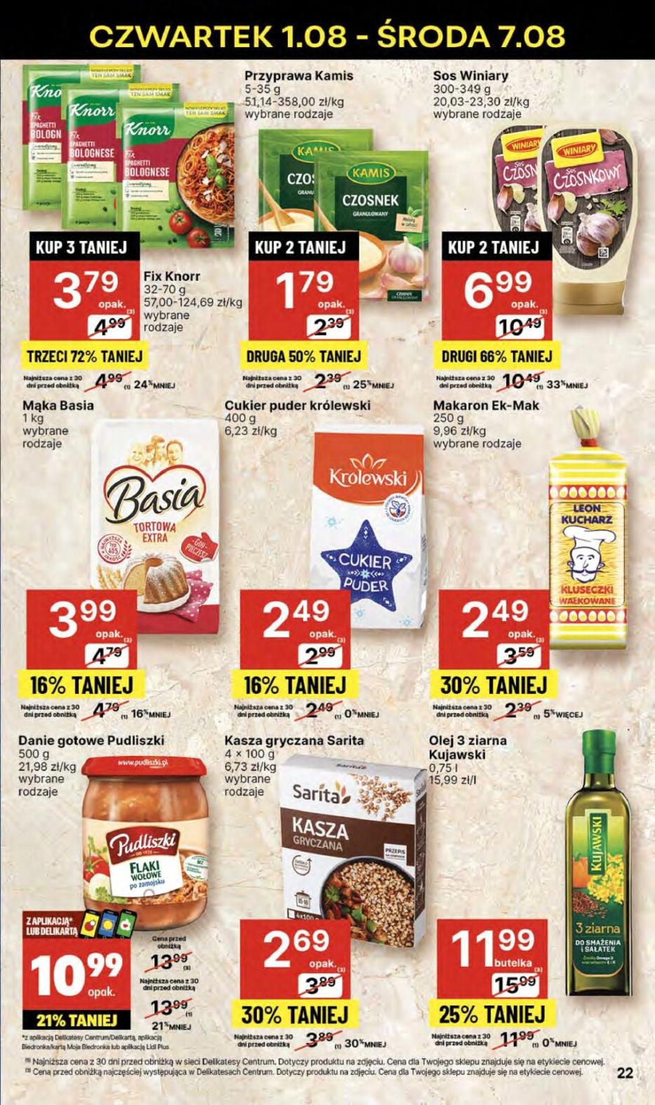 Gazetka promocyjna Delikatesy Centrum str. 22