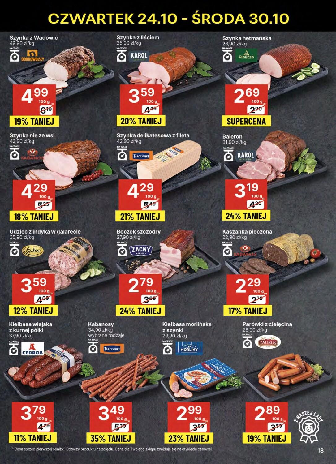 Gazetka promocyjna Delikatesy Centrum str. 18