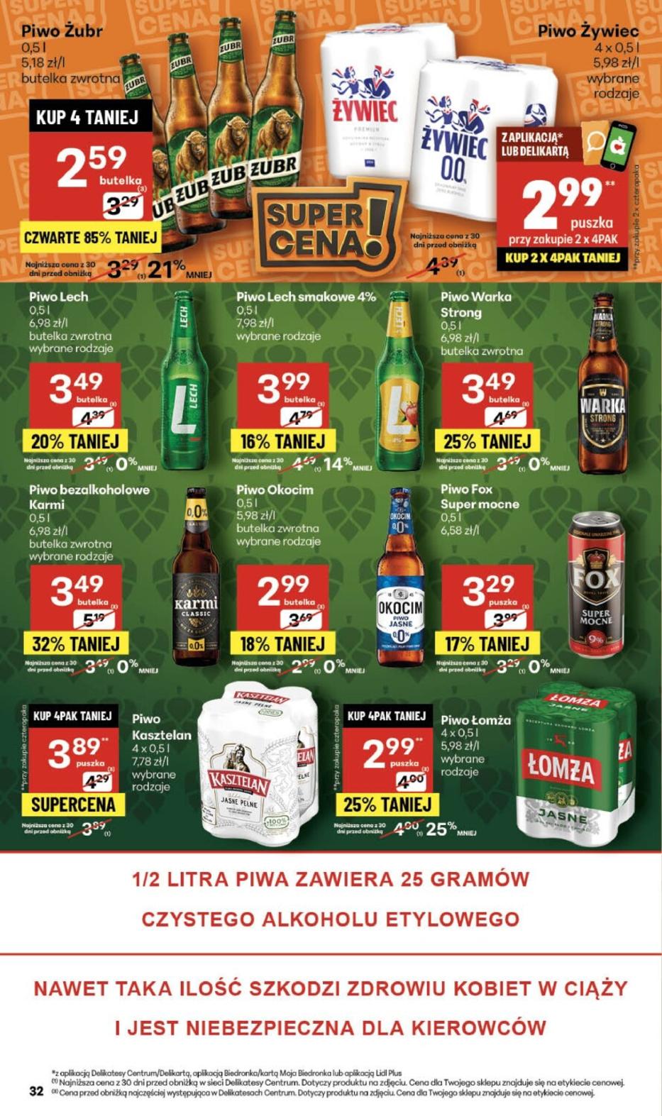Gazetka promocyjna Delikatesy Centrum str. 32