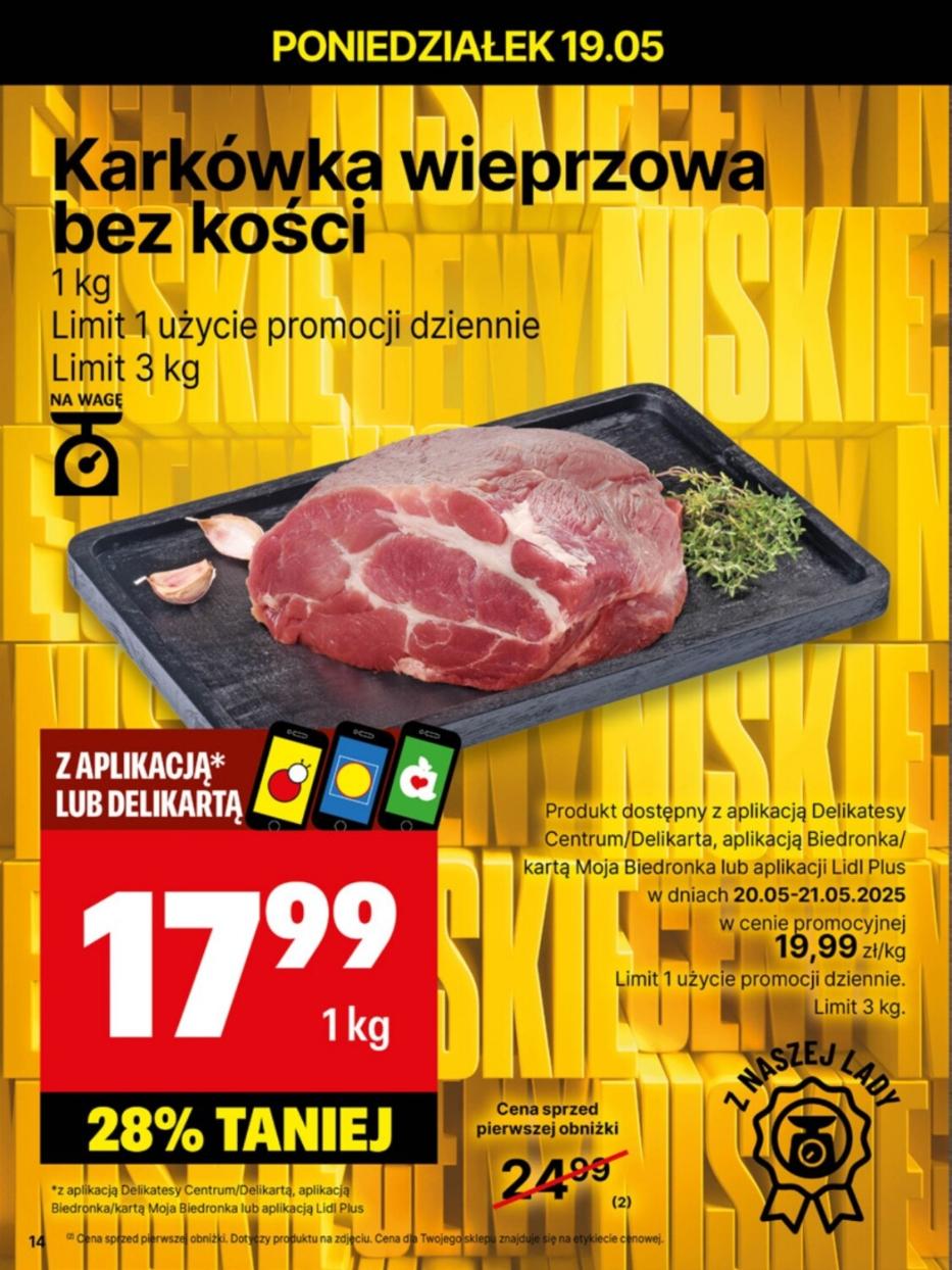 Gazetka promocyjna Delikatesy Centrum str. 14