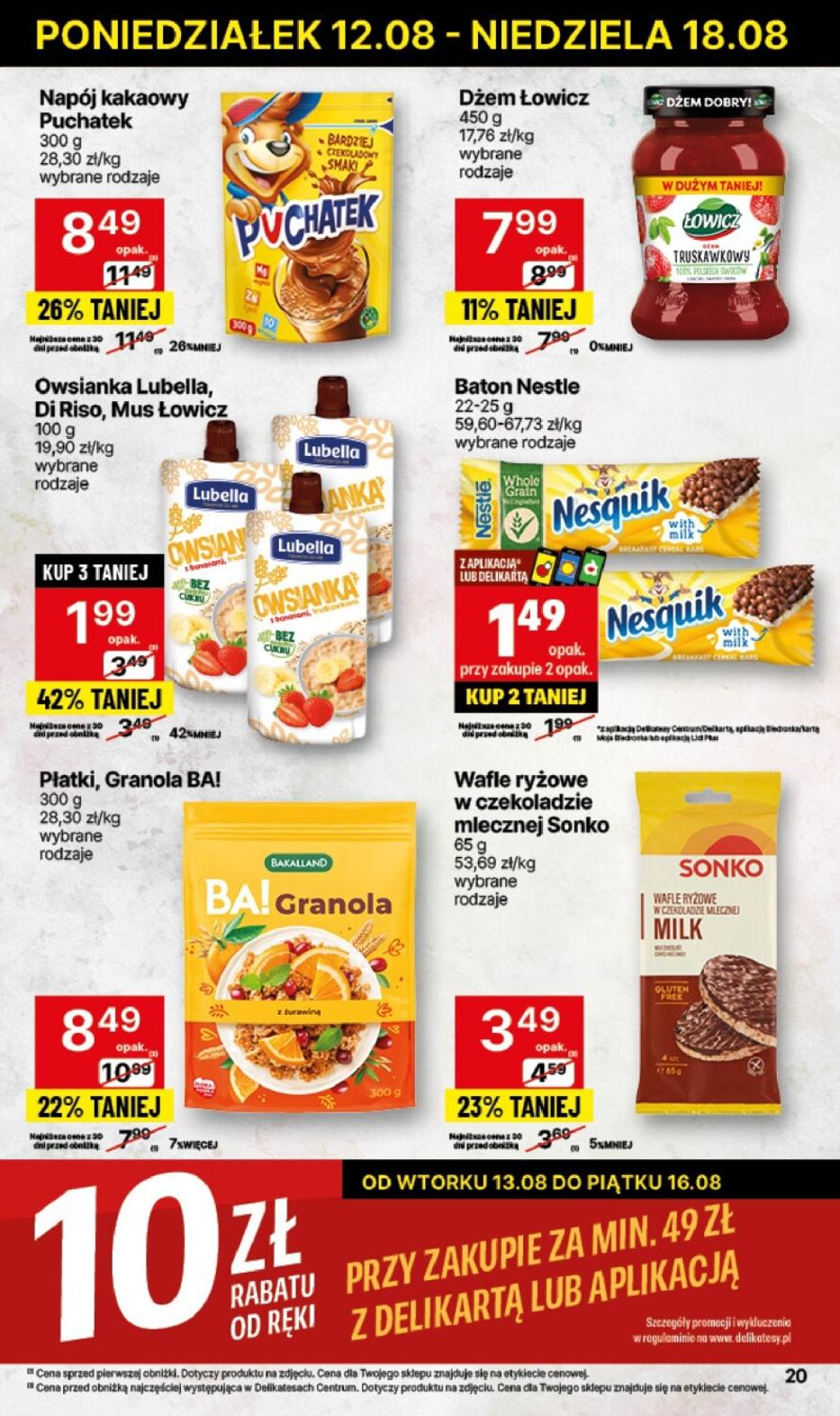 Gazetka promocyjna Delikatesy Centrum str. 20