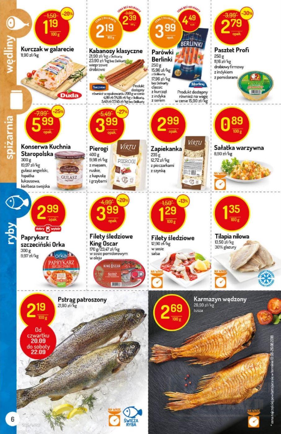 Gazetka promocyjna Delikatesy Centrum str. 6