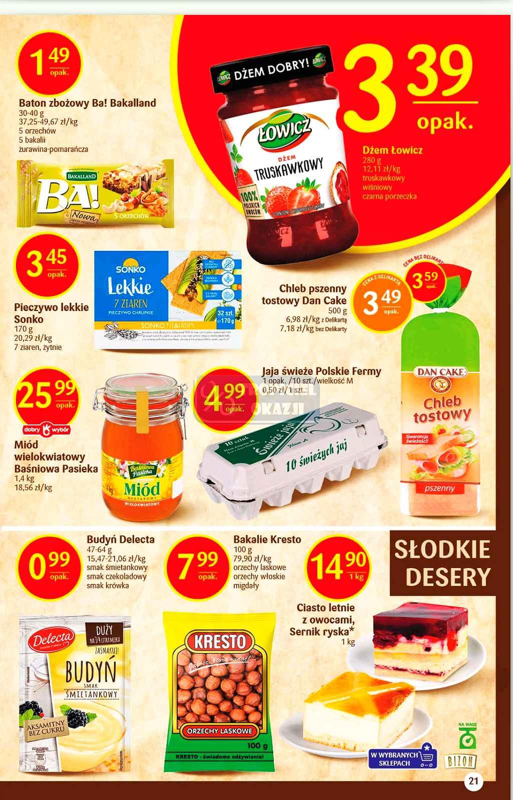 Gazetka promocyjna Delikatesy Centrum str. 21