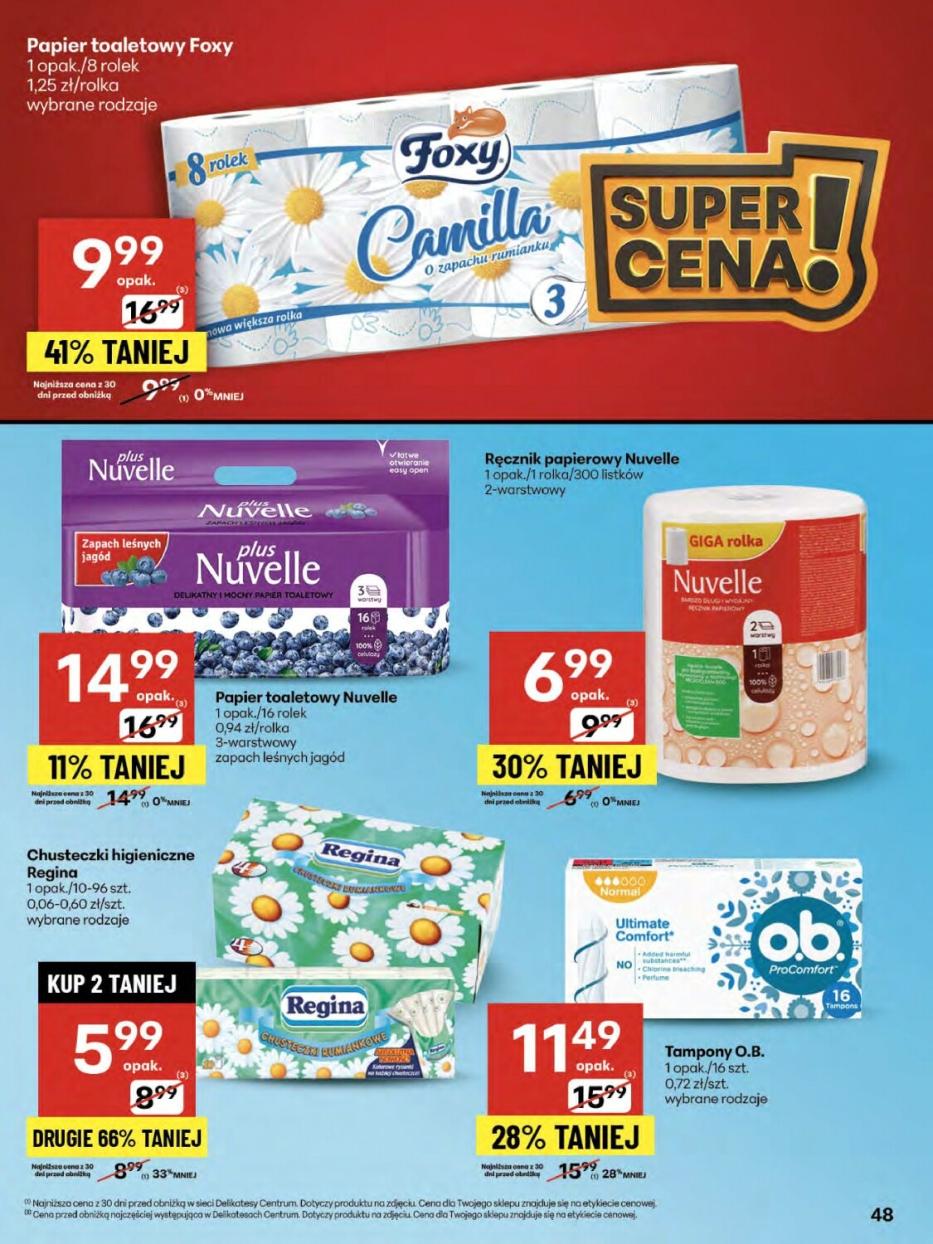 Gazetka promocyjna Delikatesy Centrum str. 48