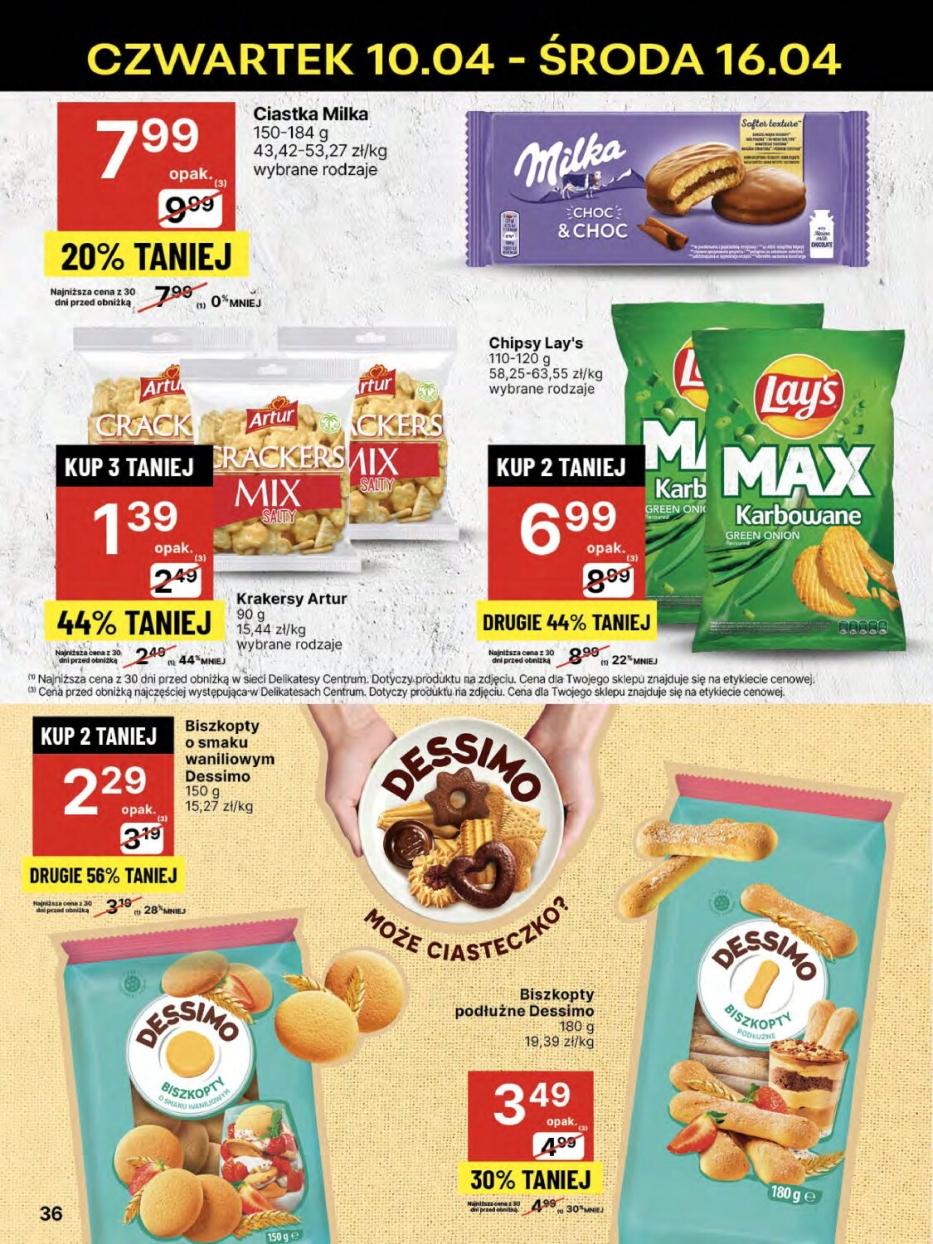 Gazetka promocyjna Delikatesy Centrum str. 36