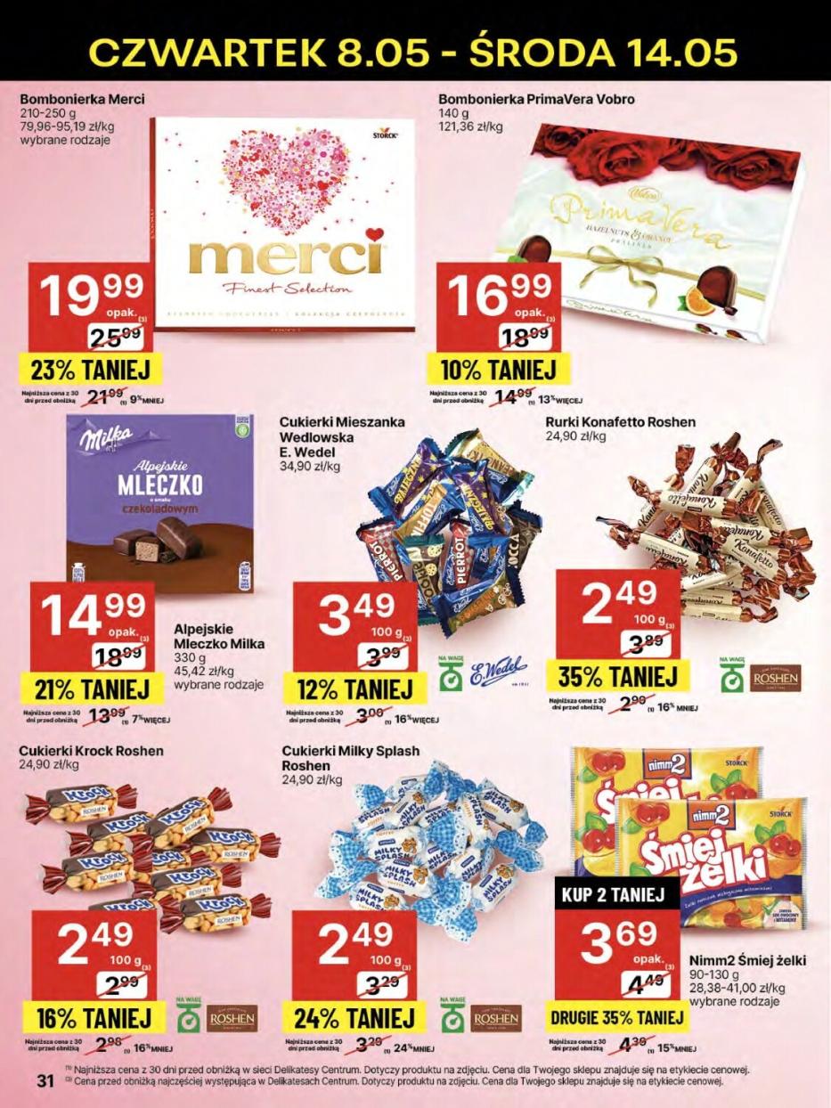 Gazetka promocyjna Delikatesy Centrum str. 31
