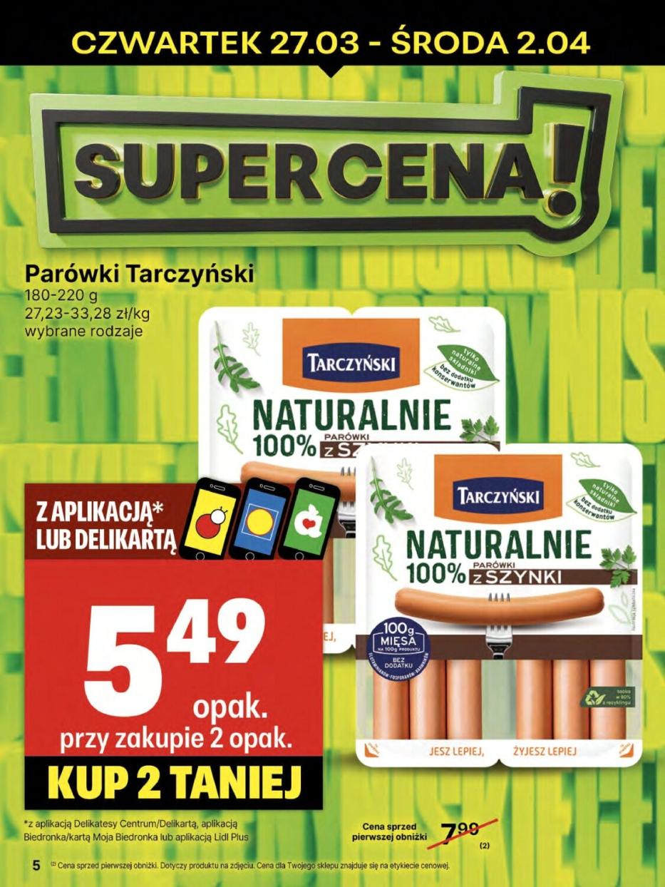 Gazetka promocyjna Delikatesy Centrum str. 5