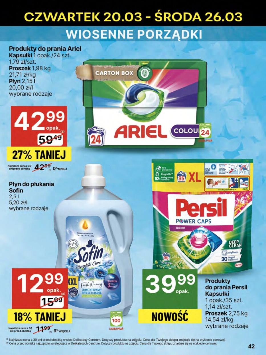 Gazetka promocyjna Delikatesy Centrum str. 42