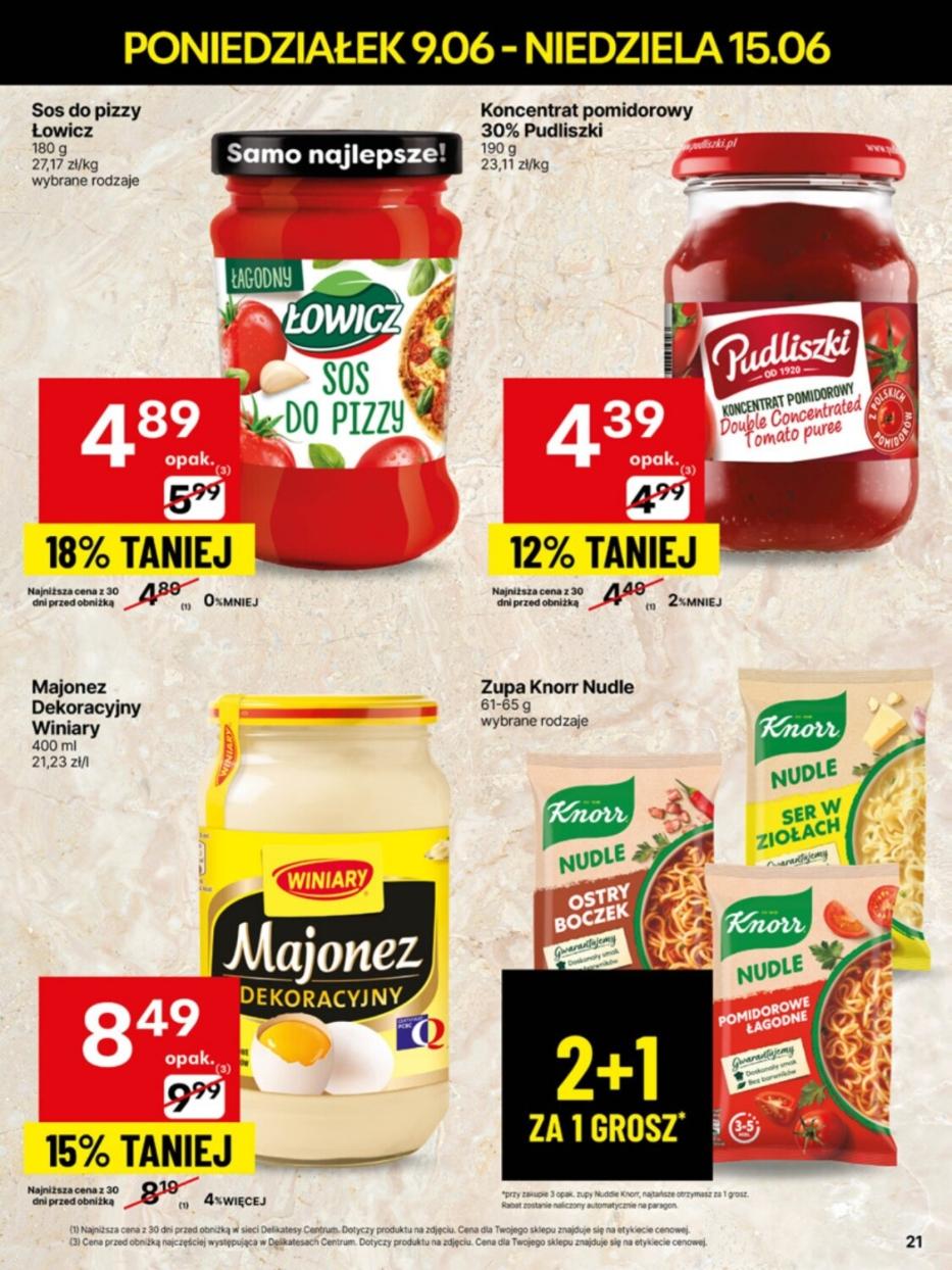 Gazetka promocyjna Delikatesy Centrum str. 21
