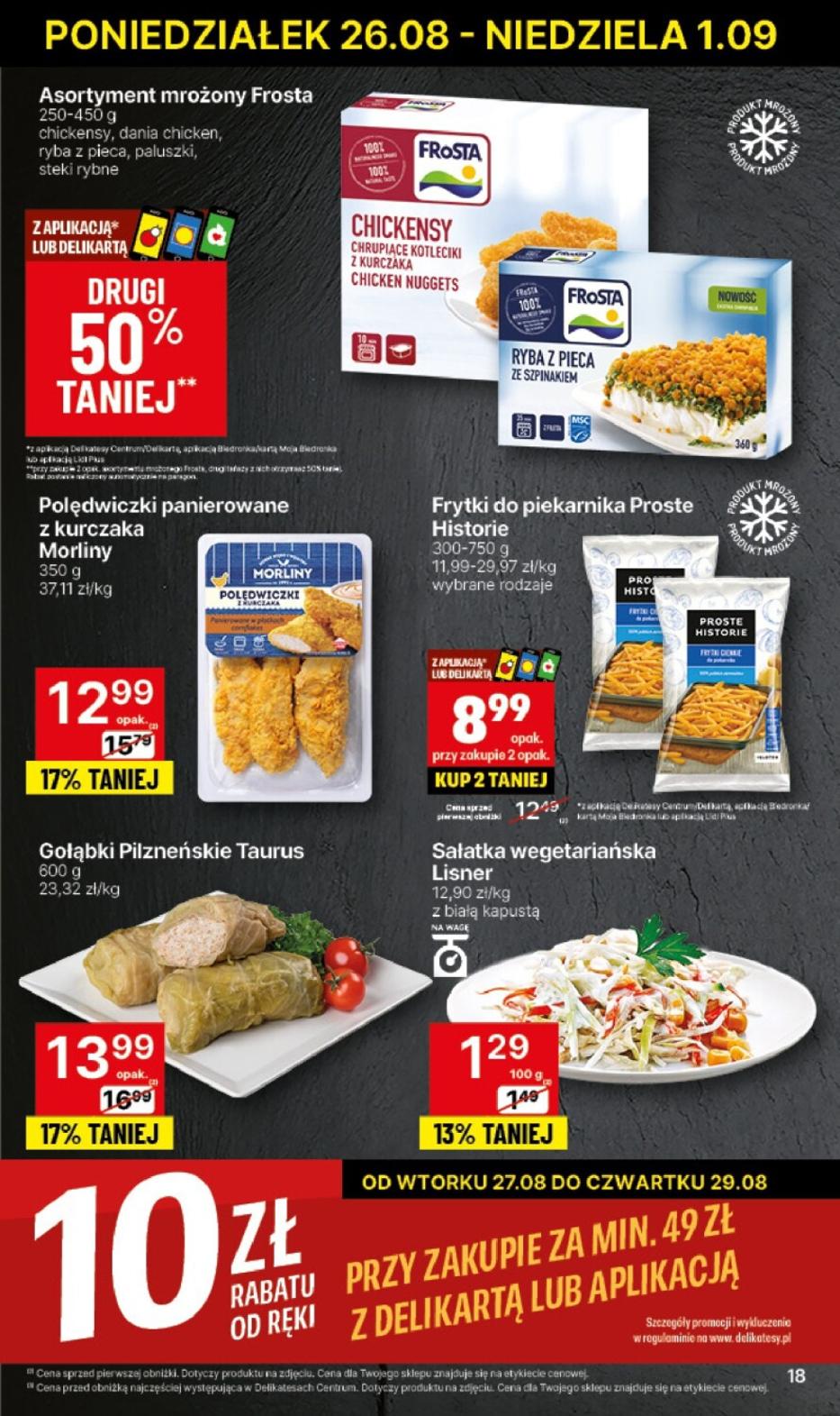 Gazetka promocyjna Delikatesy Centrum str. 18