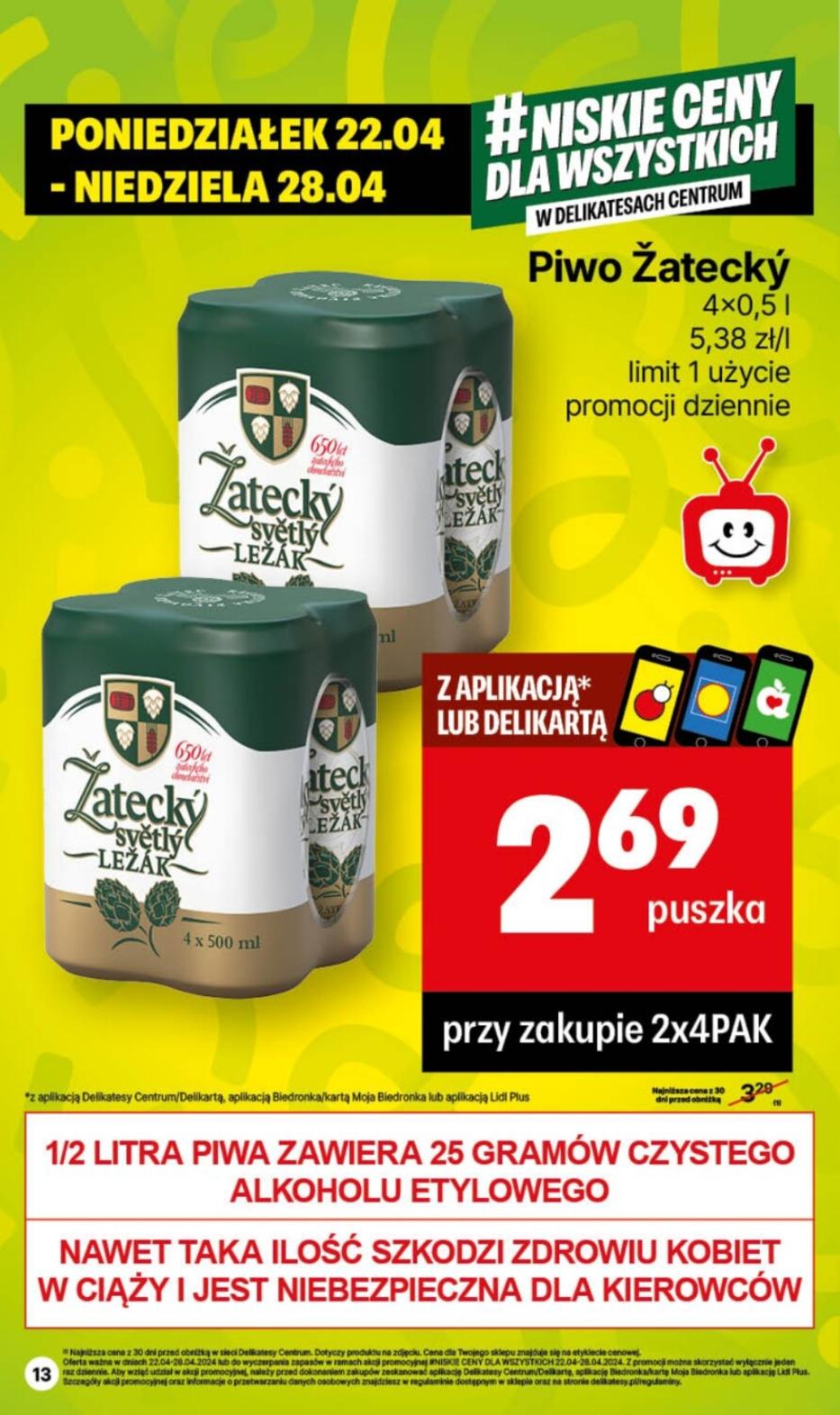 Gazetka promocyjna Delikatesy Centrum str. 13