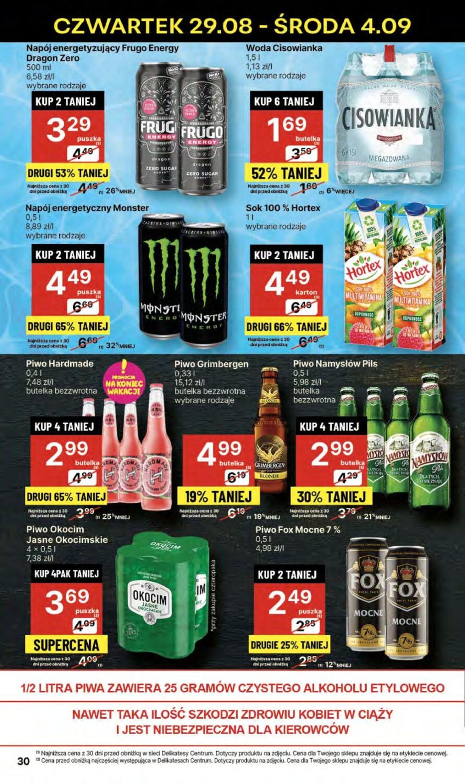 Gazetka promocyjna Delikatesy Centrum str. 30