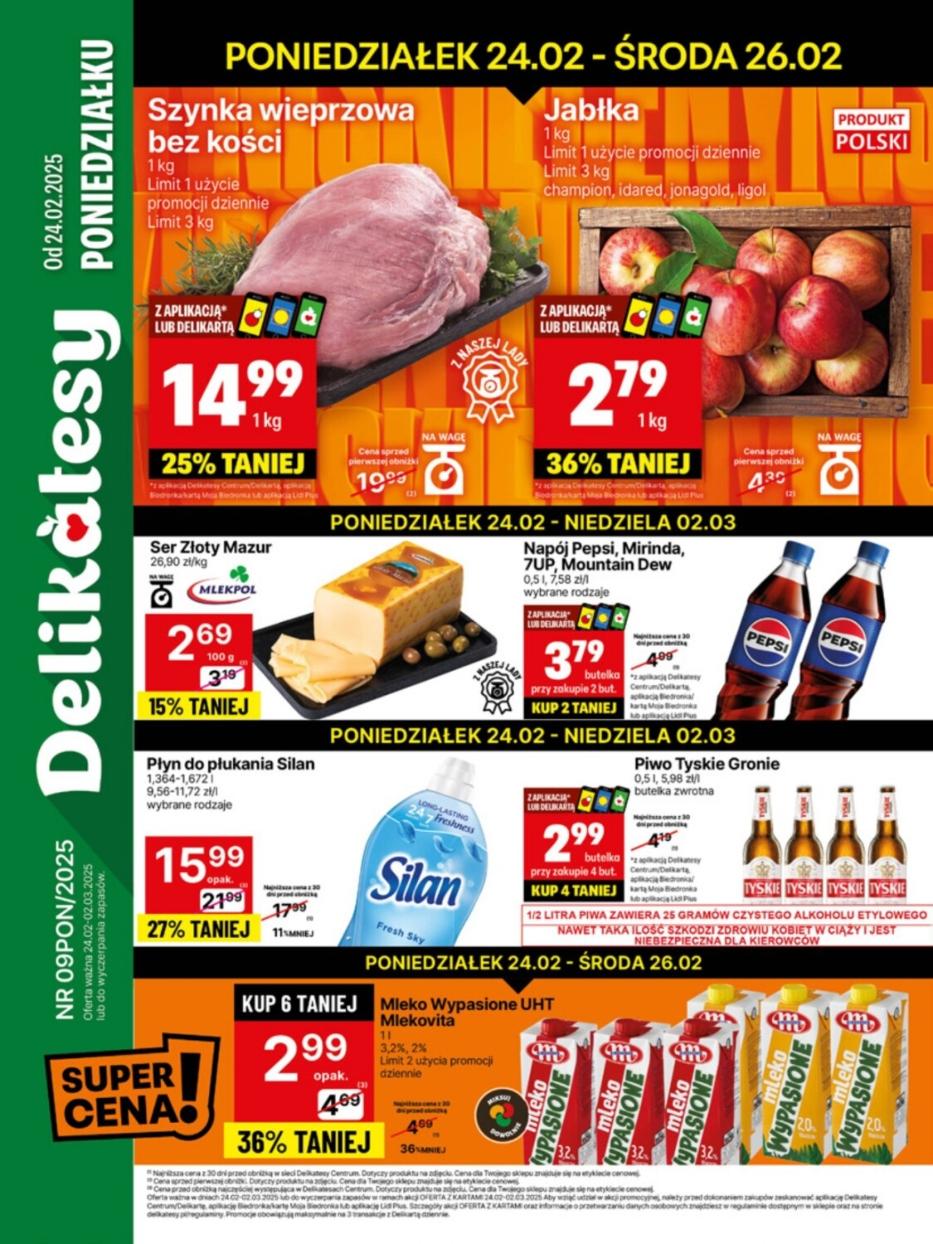 Gazetka promocyjna Delikatesy Centrum str. 1