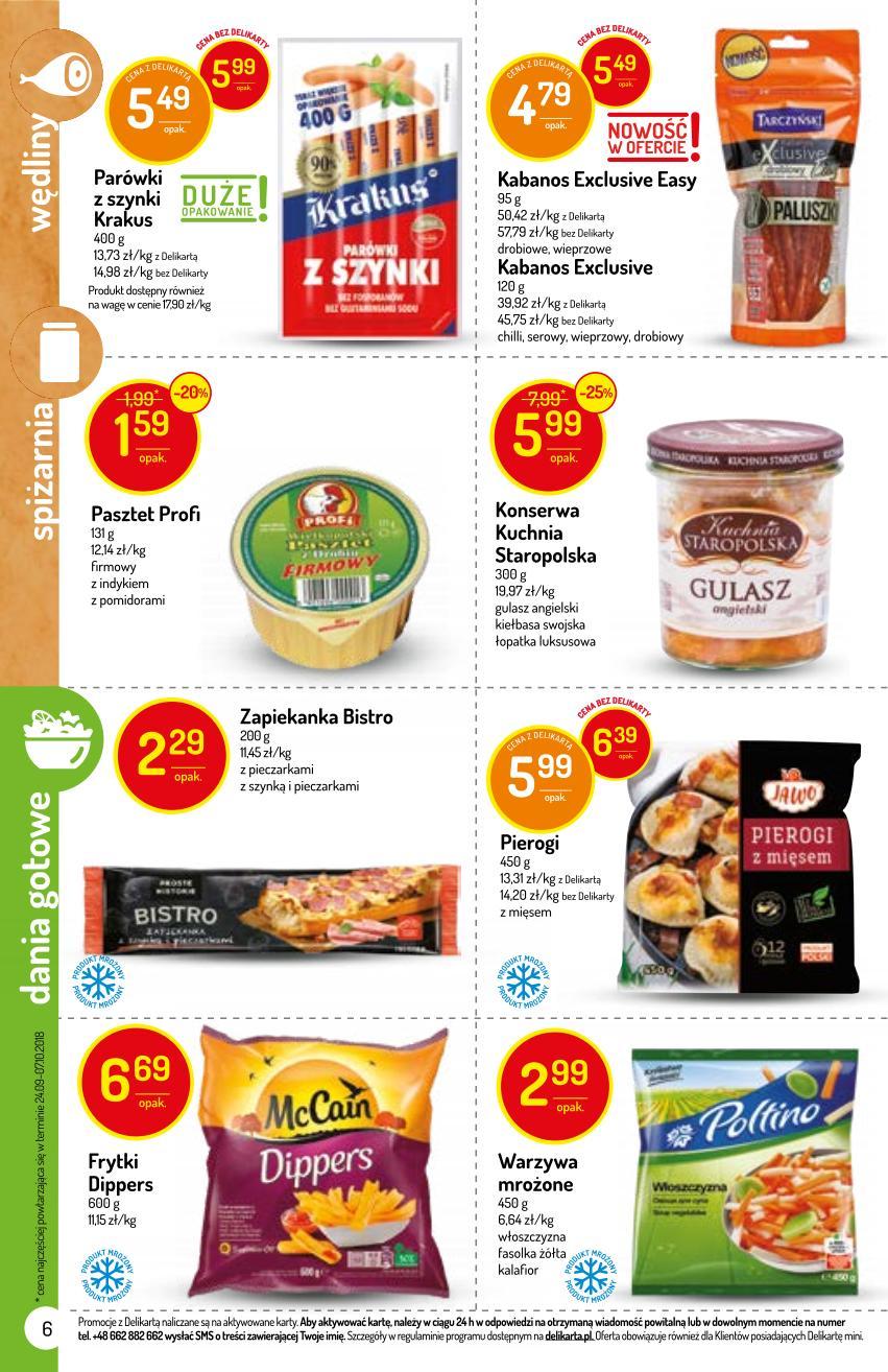Gazetka promocyjna Delikatesy Centrum str. 6