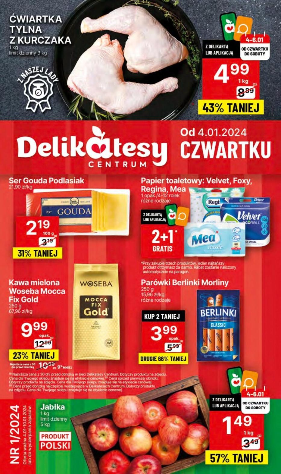 Gazetka promocyjna Delikatesy Centrum str. 1
