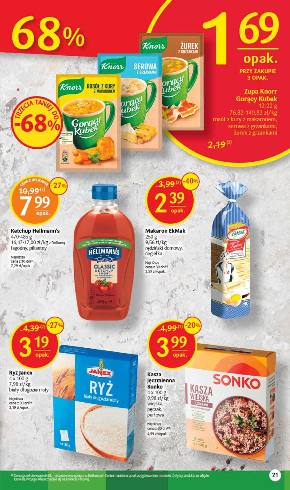 Gazetka promocyjna Delikatesy Centrum str. 21
