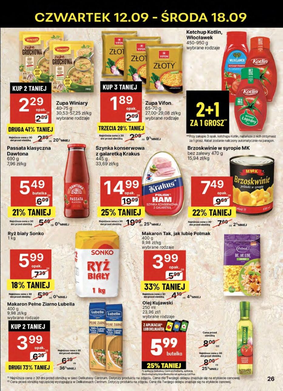 Gazetka promocyjna Delikatesy Centrum str. 26