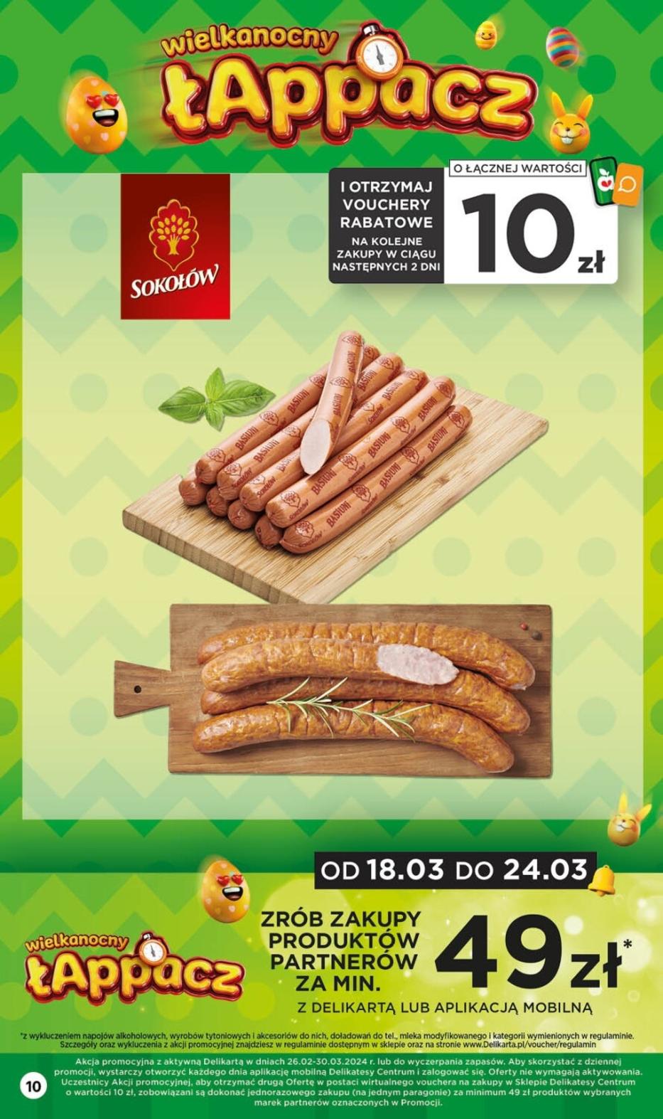 Gazetka promocyjna Delikatesy Centrum str. 10