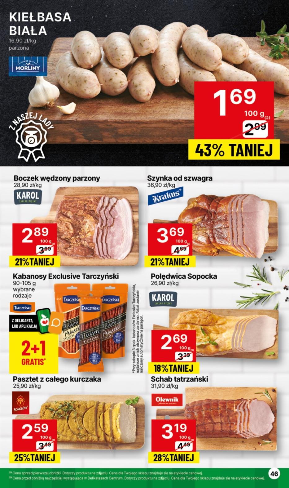 Gazetka promocyjna Delikatesy Centrum str. 46