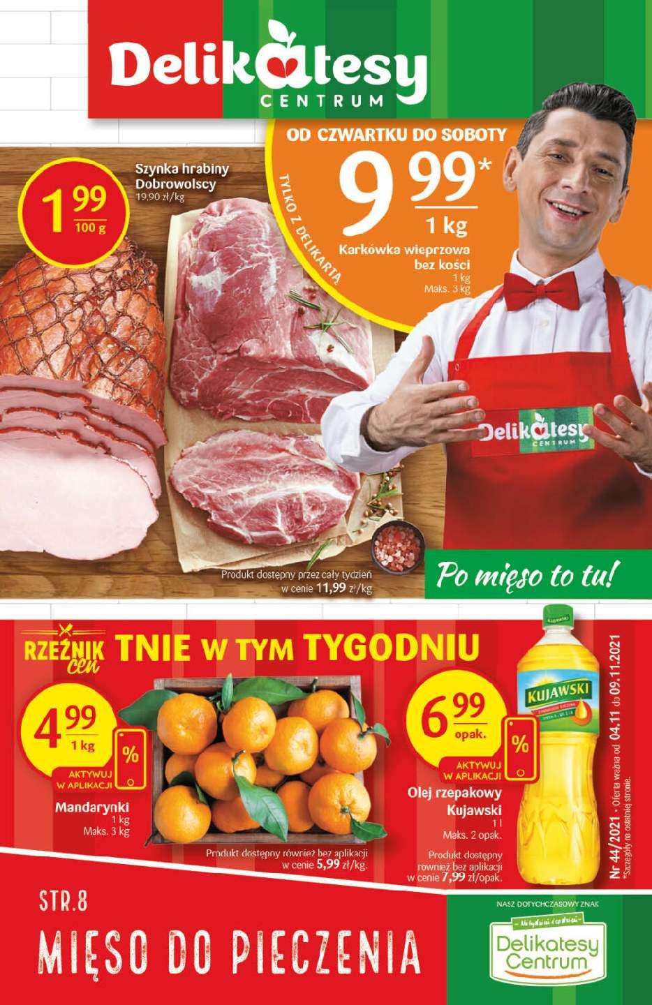 Gazetka promocyjna Delikatesy Centrum str. 1