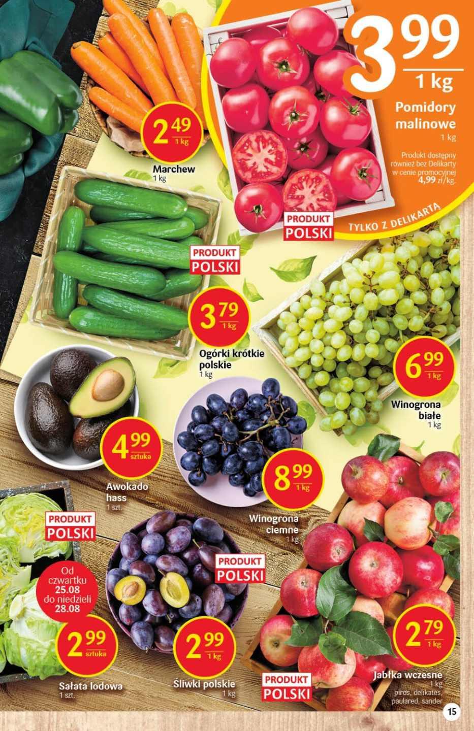 Gazetka promocyjna Delikatesy Centrum str. 15