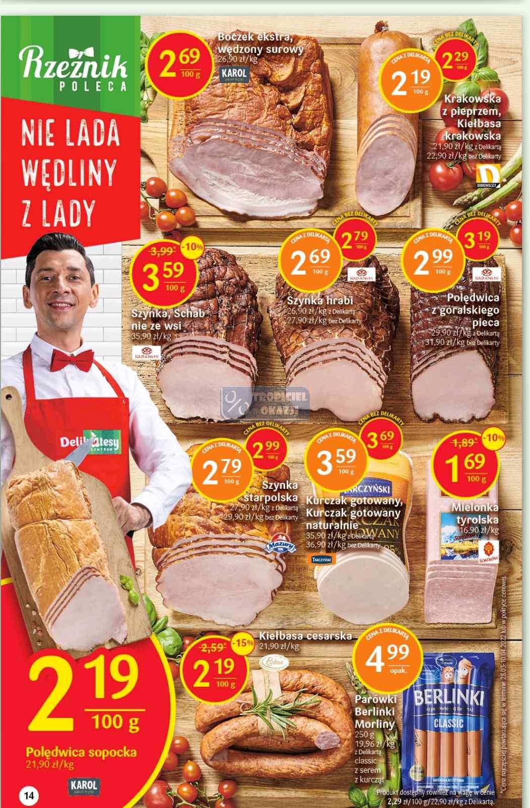 Gazetka promocyjna Delikatesy Centrum str. 14