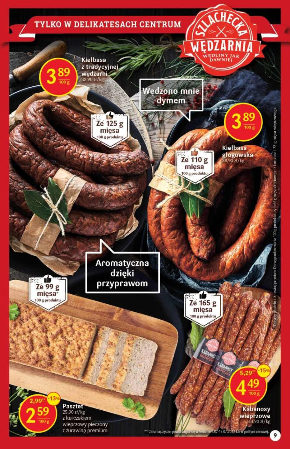 Gazetka promocyjna Delikatesy Centrum str. 9