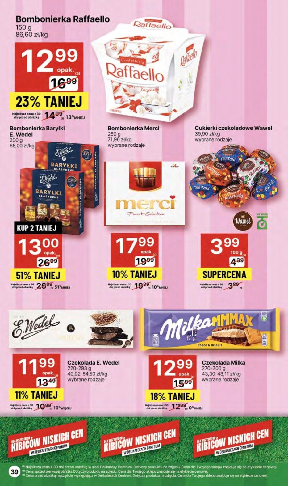 Gazetka promocyjna Delikatesy Centrum str. 39