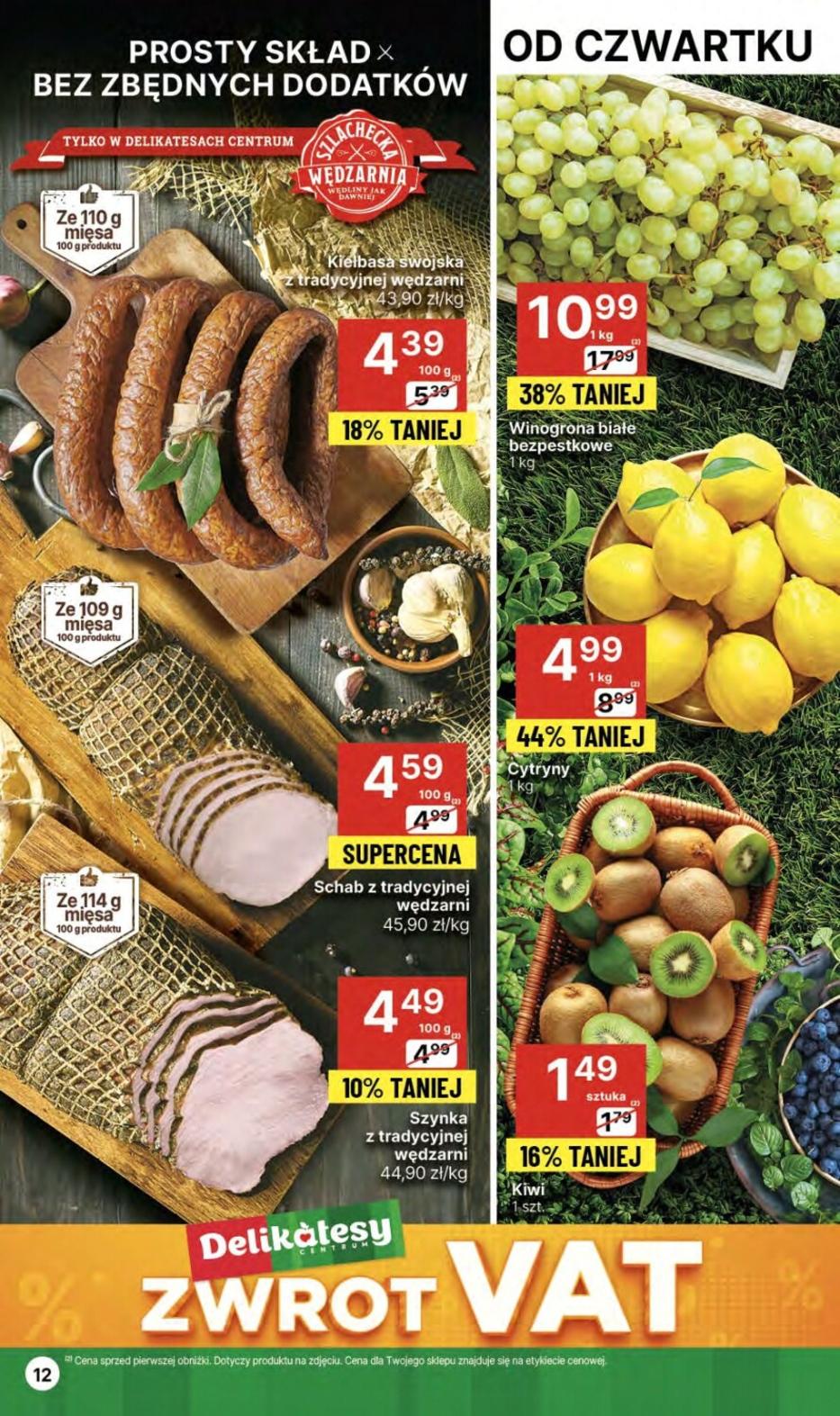 Gazetka promocyjna Delikatesy Centrum str. 12