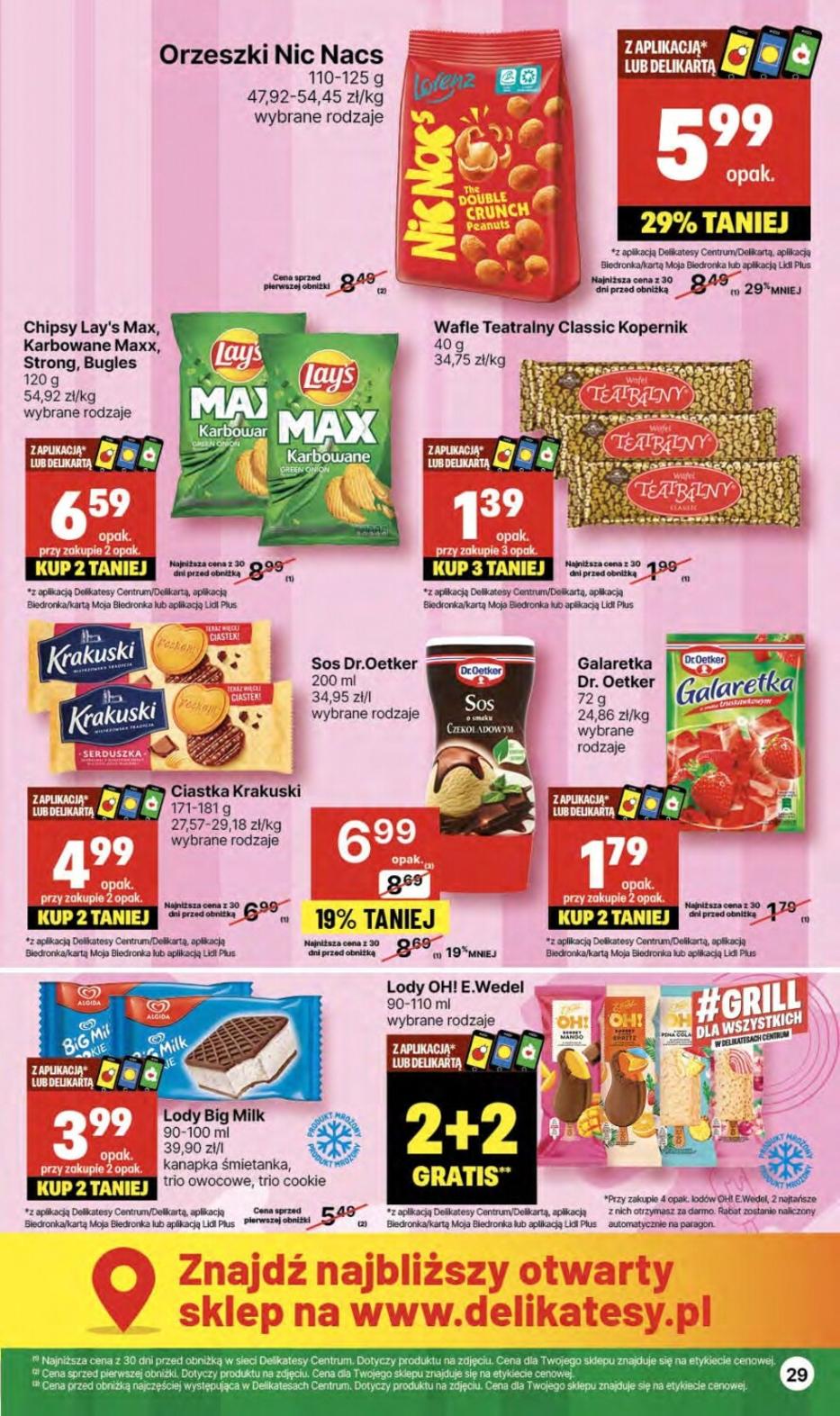 Gazetka promocyjna Delikatesy Centrum str. 29