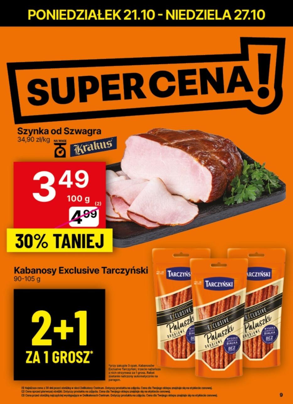 Gazetka promocyjna Delikatesy Centrum str. 9