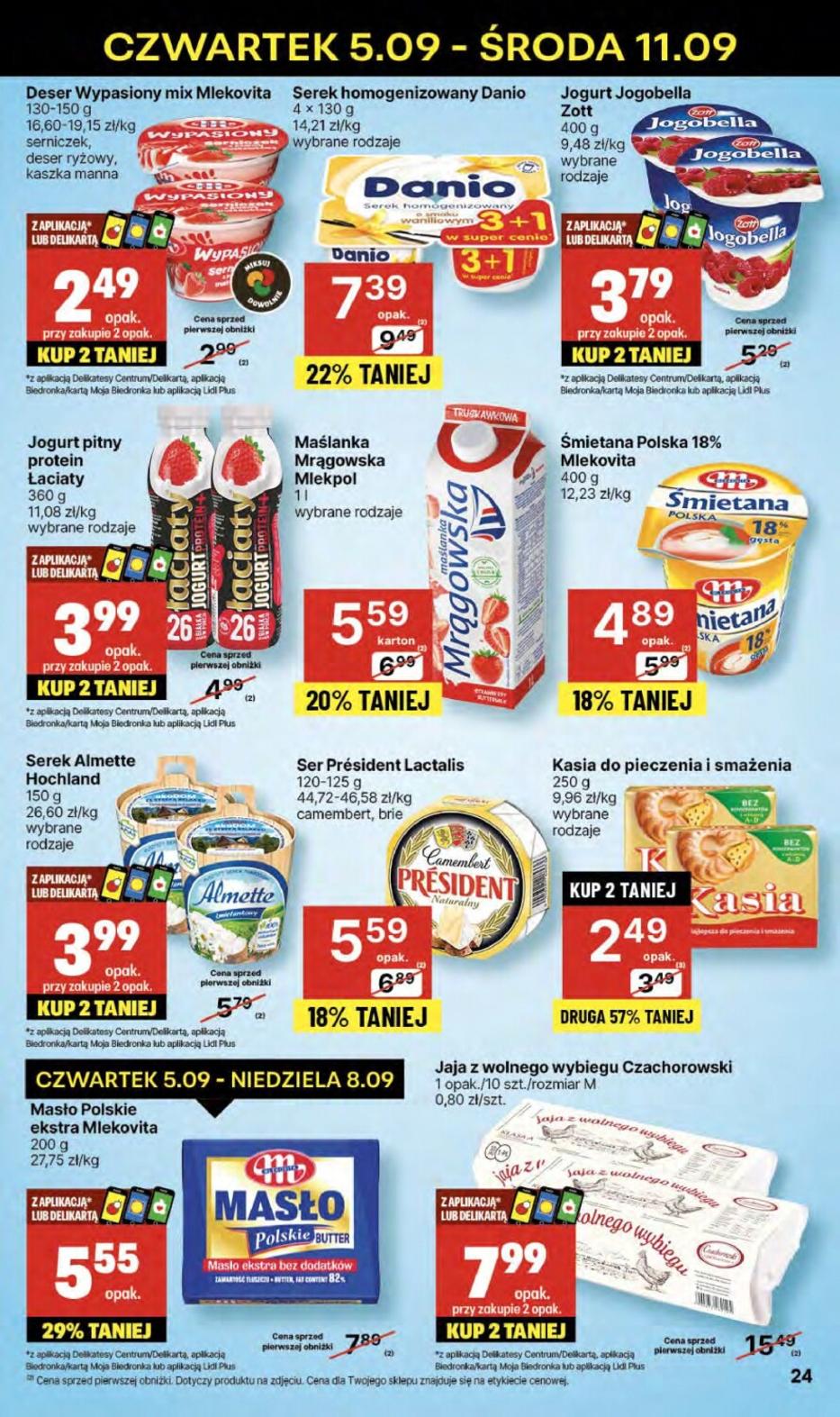 Gazetka promocyjna Delikatesy Centrum str. 24