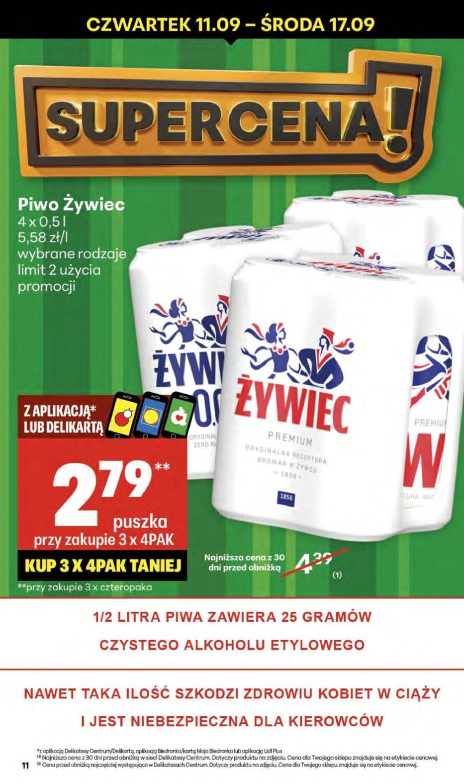 Gazetka promocyjna Delikatesy Centrum str. 11