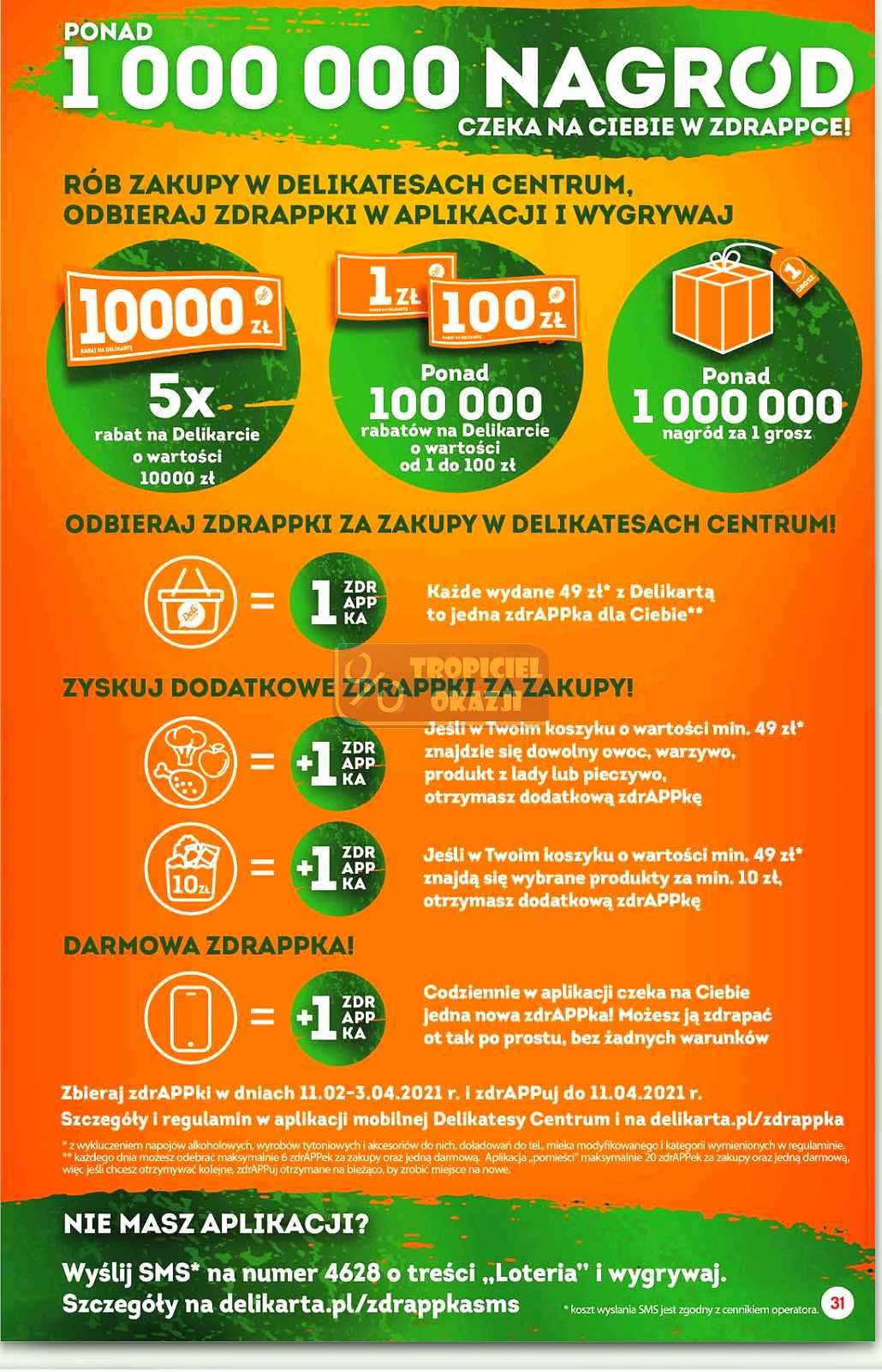 Gazetka promocyjna Delikatesy Centrum str. 31