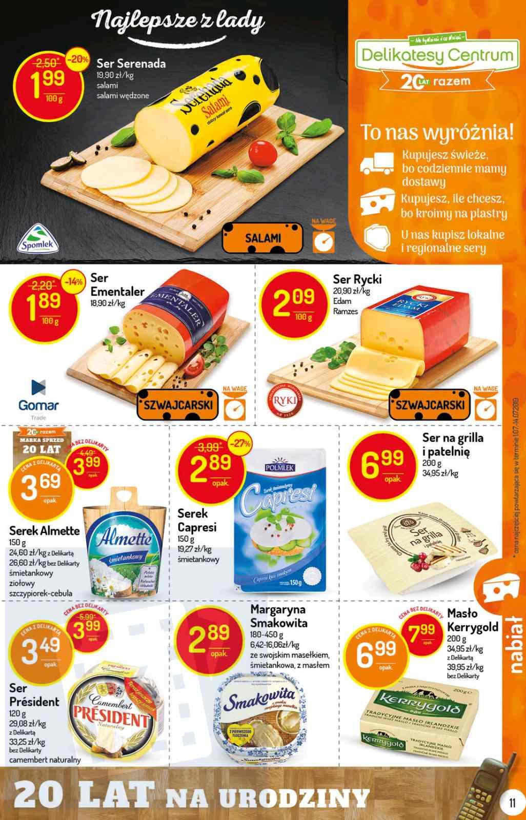 Gazetka promocyjna Delikatesy Centrum str. 11