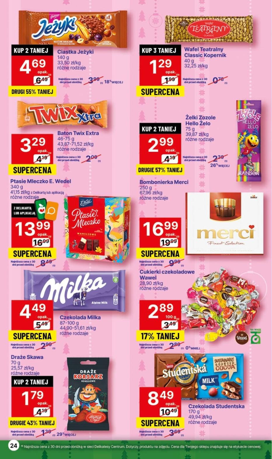 Gazetka promocyjna Delikatesy Centrum str. 24