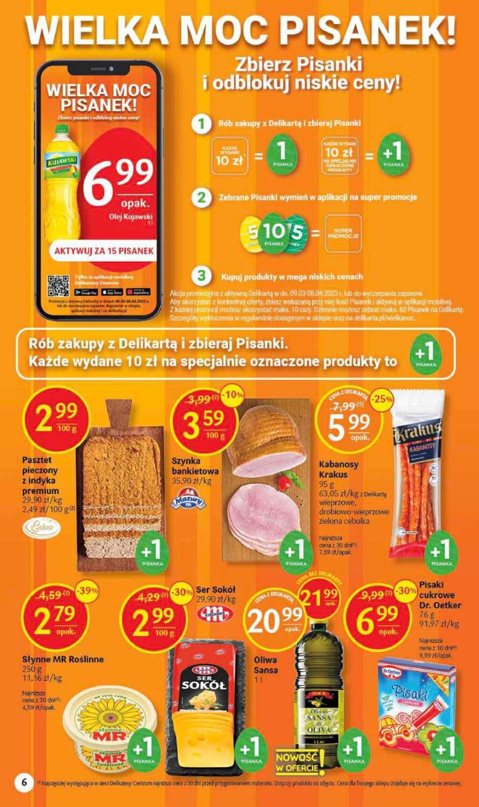 Gazetka promocyjna Delikatesy Centrum str. 6