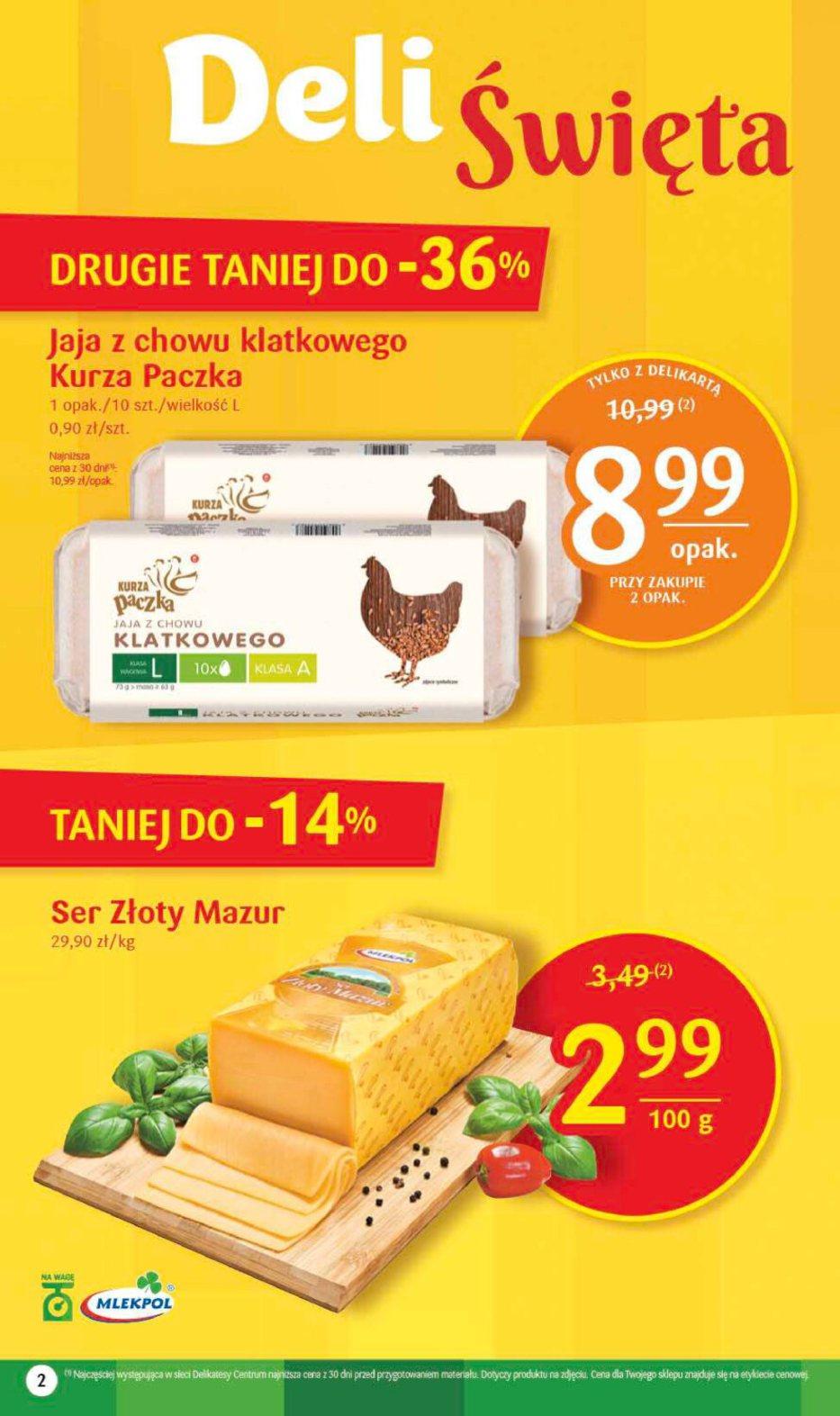Gazetka promocyjna Delikatesy Centrum str. 2