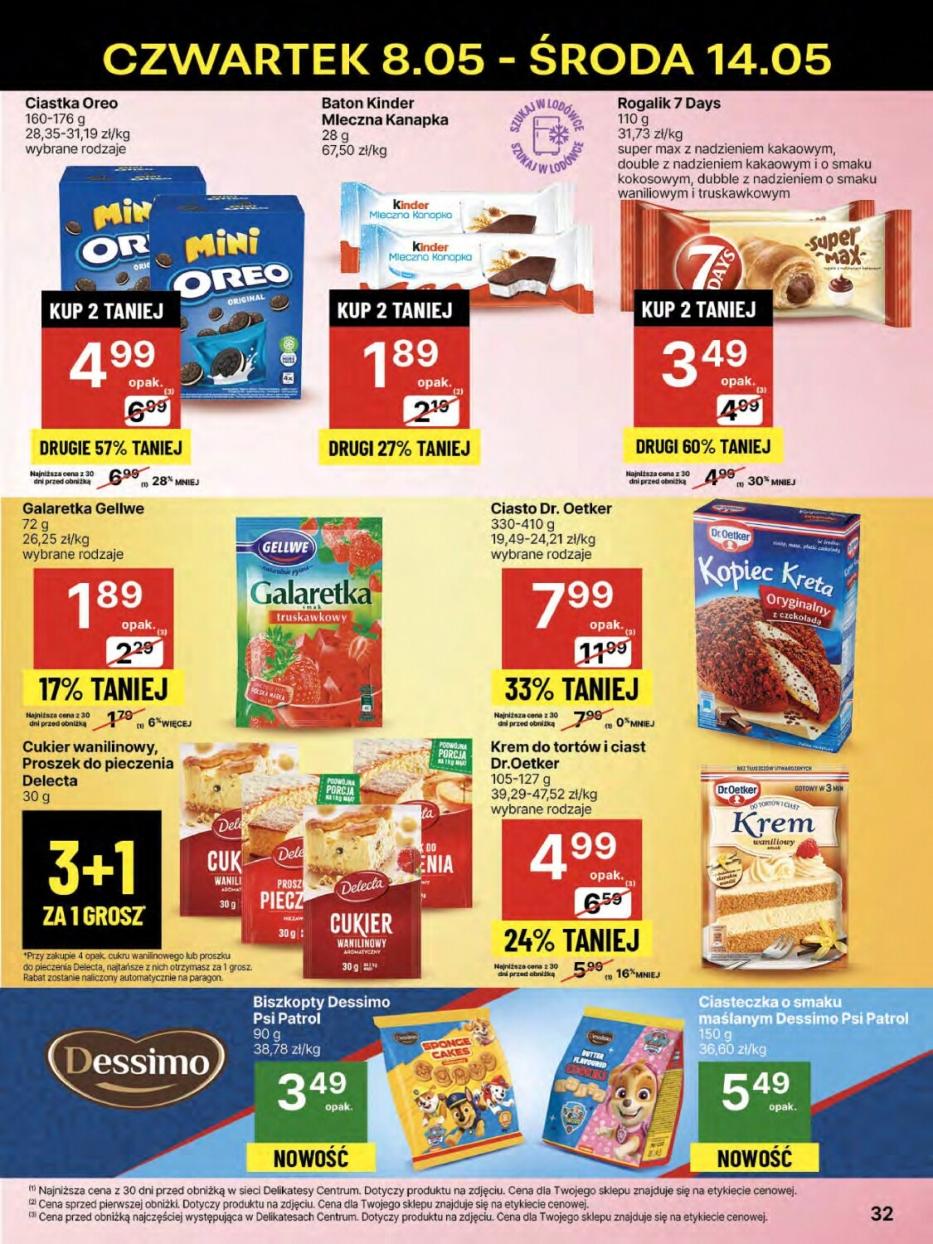 Gazetka promocyjna Delikatesy Centrum str. 32