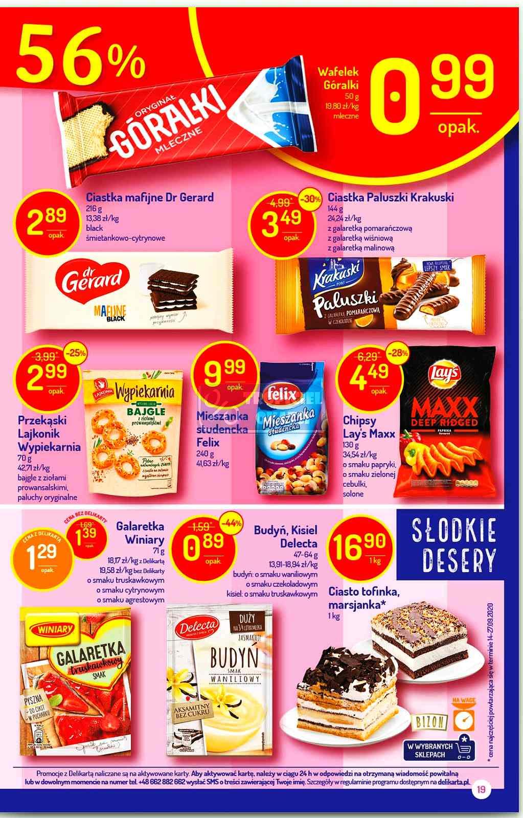 Gazetka promocyjna Delikatesy Centrum str. 19
