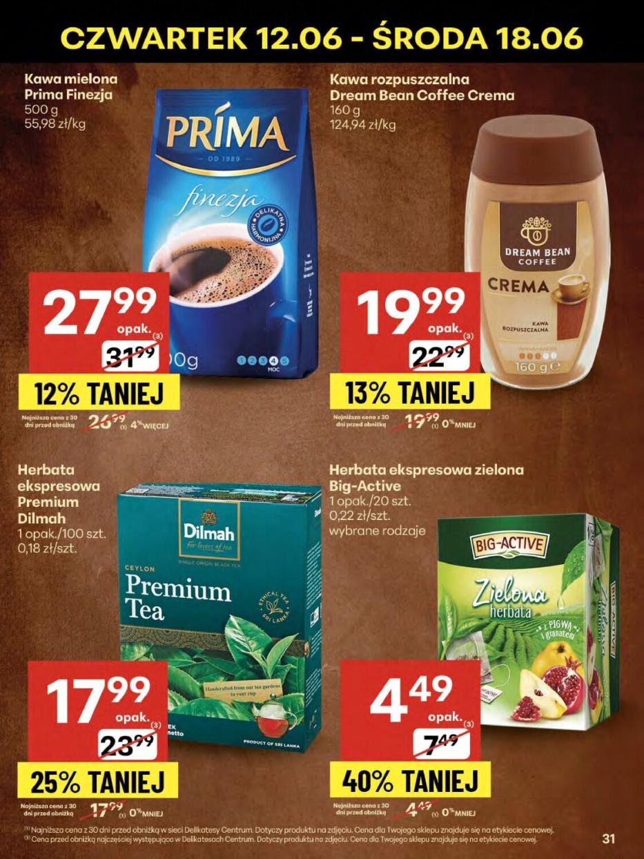 Gazetka promocyjna Delikatesy Centrum str. 31