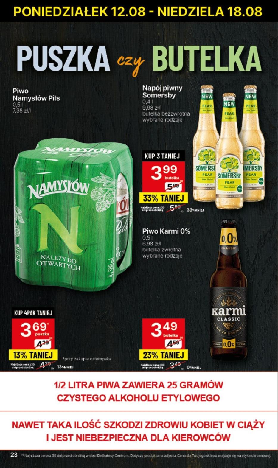 Gazetka promocyjna Delikatesy Centrum str. 23