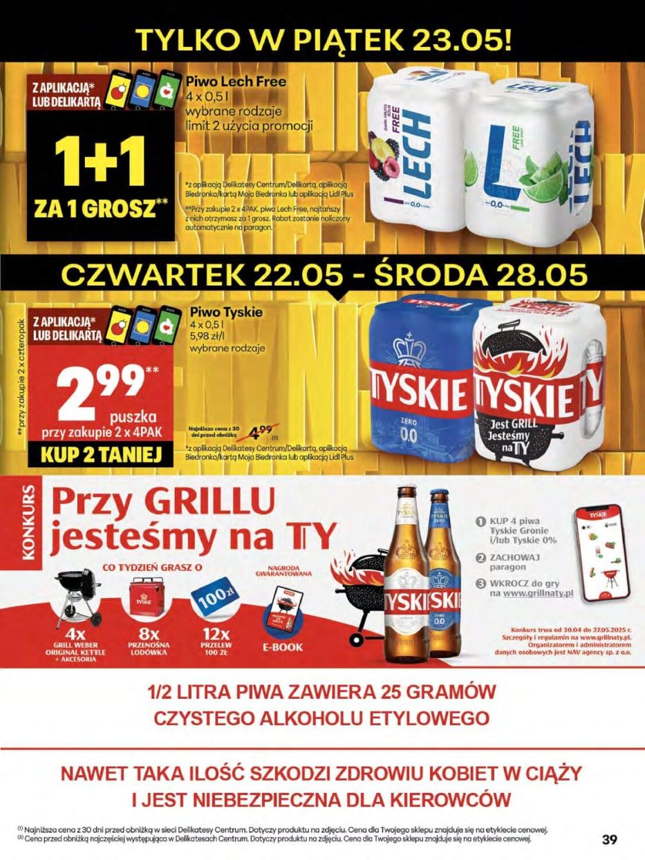 Gazetka promocyjna Delikatesy Centrum str. 39