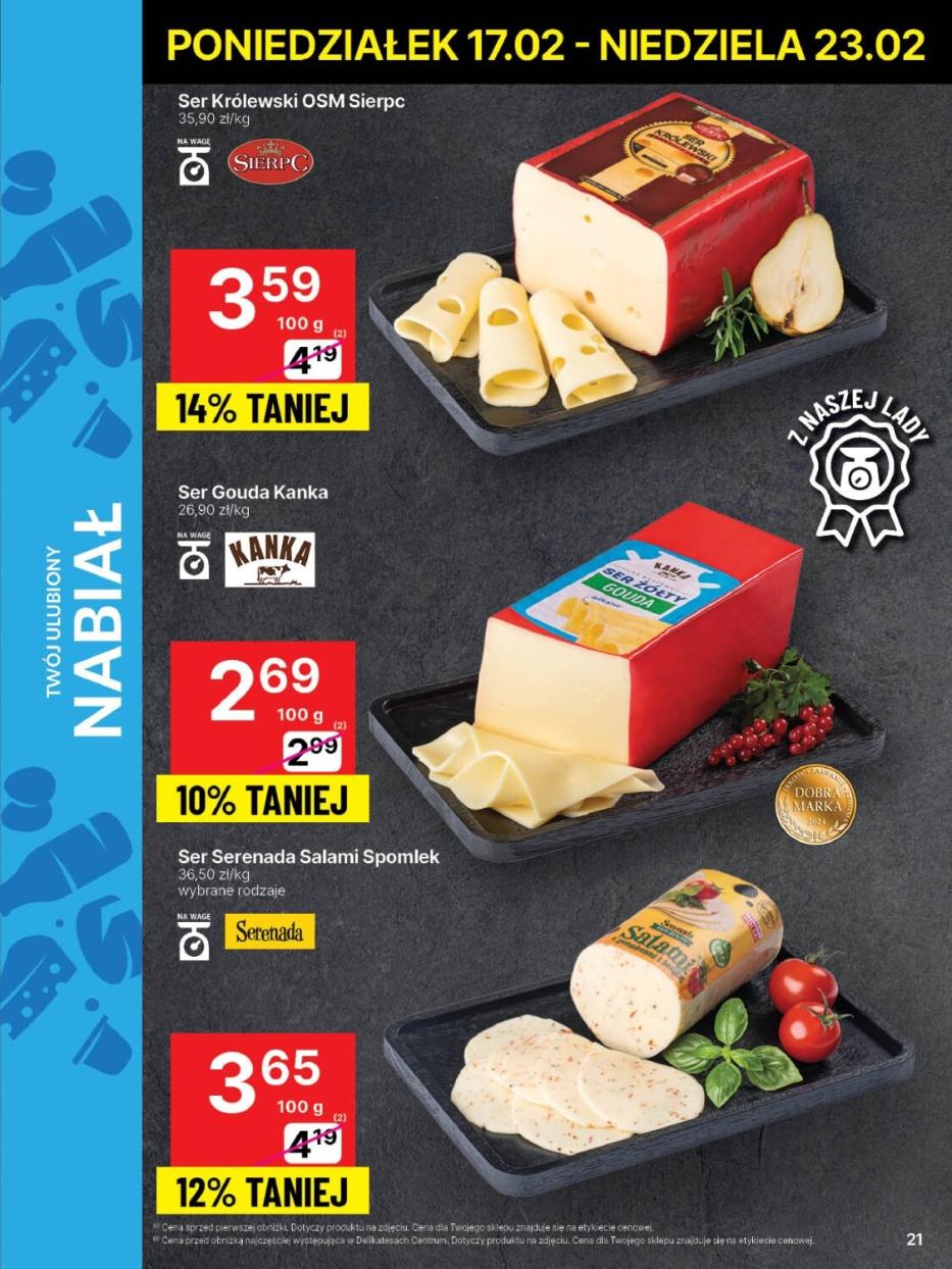 Gazetka promocyjna Delikatesy Centrum str. 21
