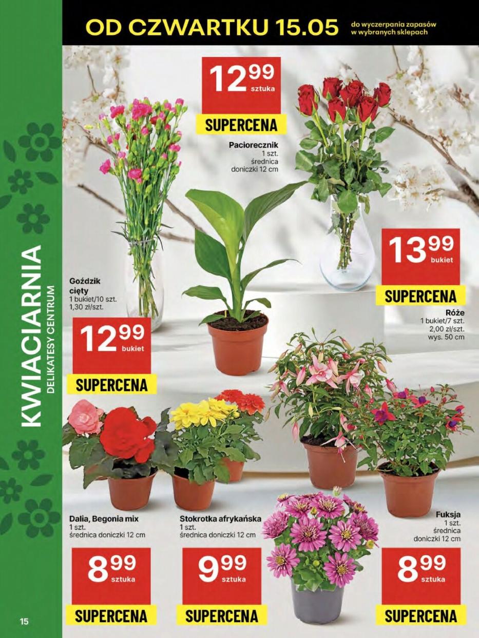 Gazetka promocyjna Delikatesy Centrum str. 15