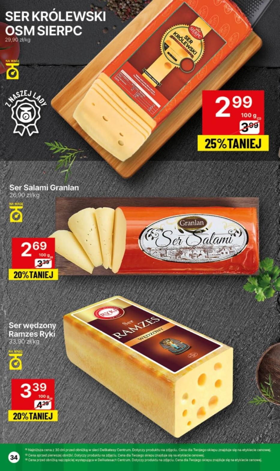 Gazetka promocyjna Delikatesy Centrum str. 34