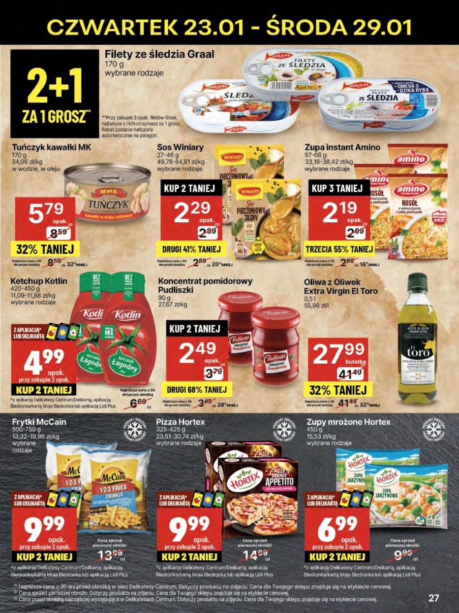 Gazetka promocyjna Delikatesy Centrum str. 27