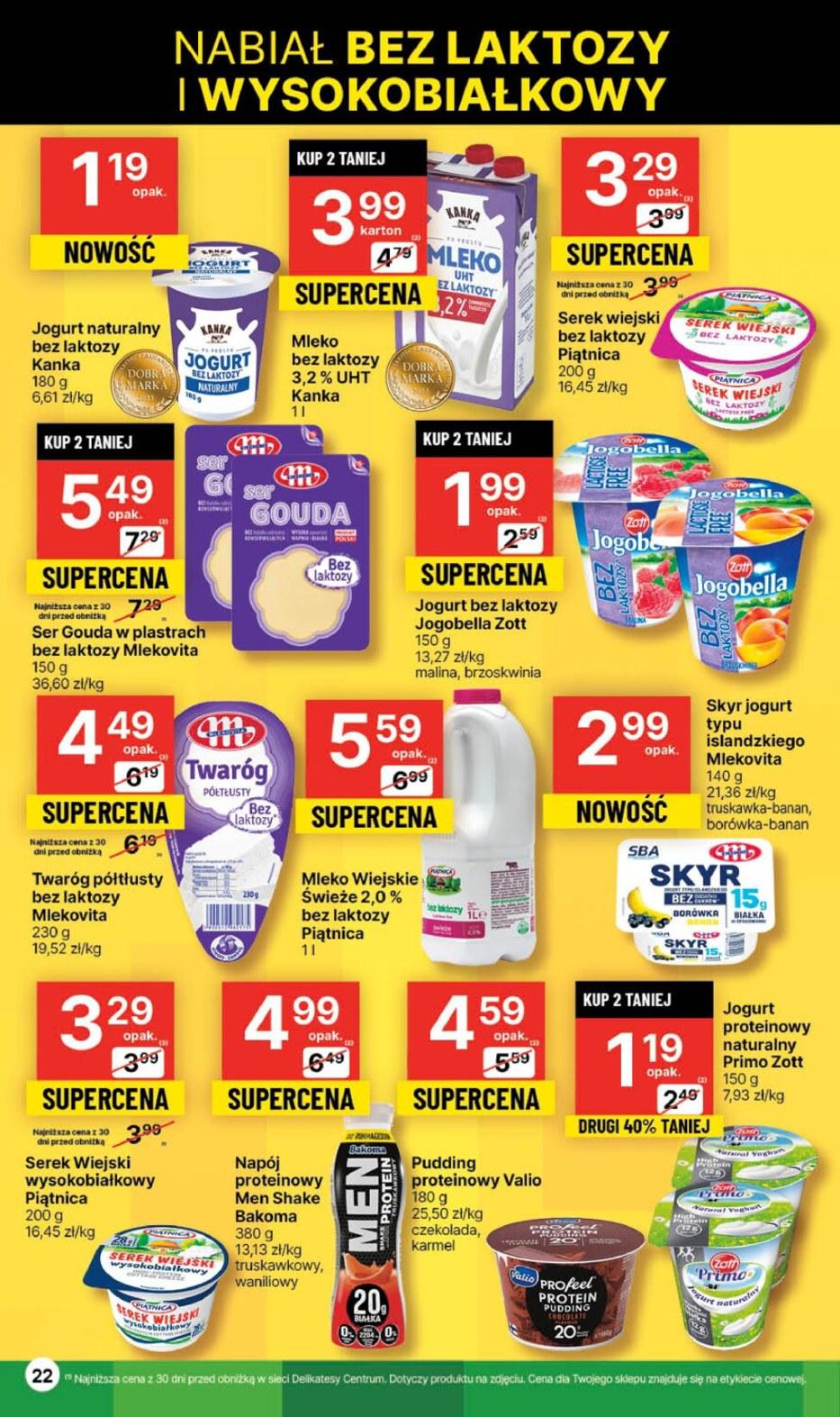 Gazetka promocyjna Delikatesy Centrum str. 22
