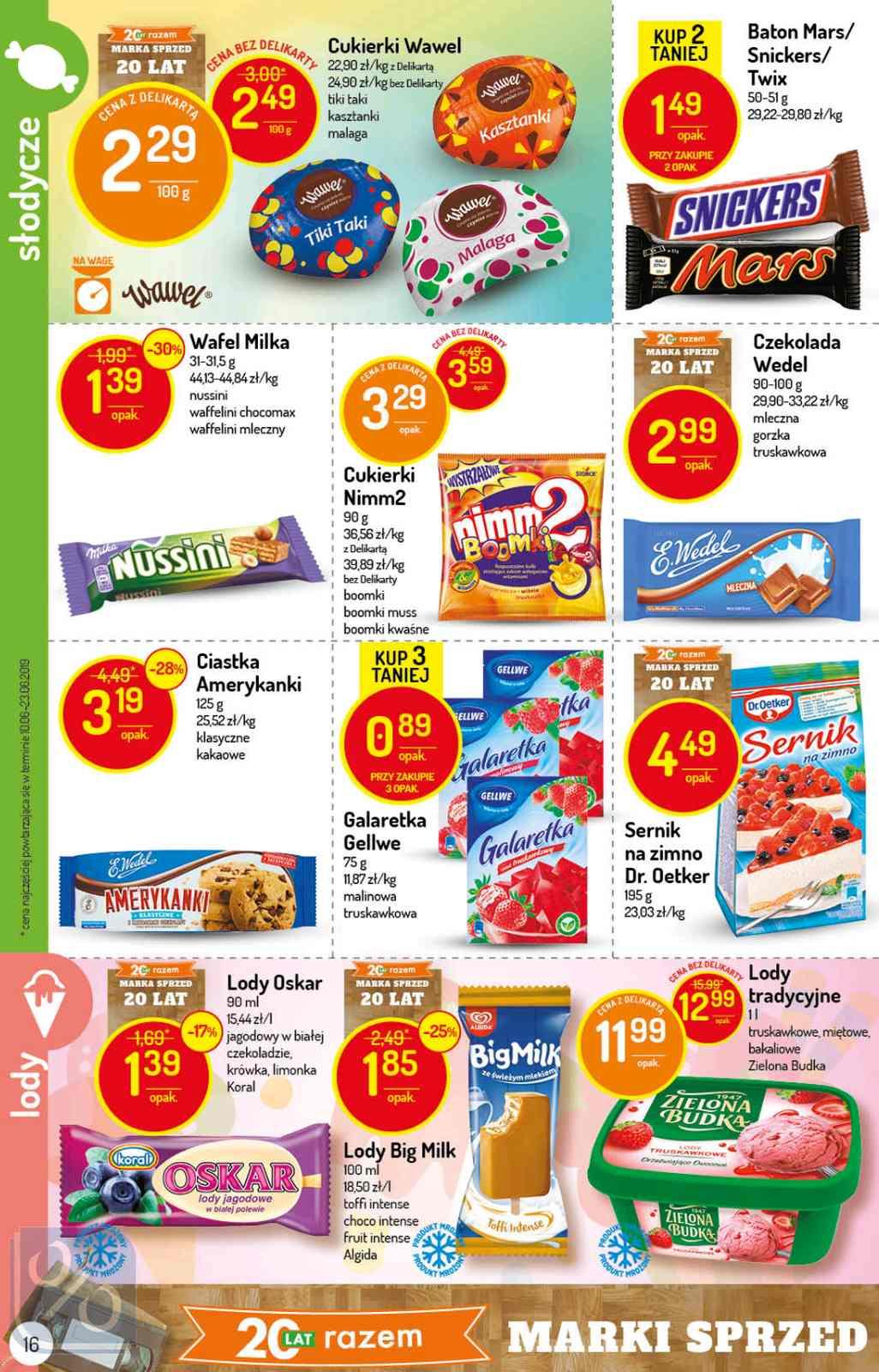 Gazetka promocyjna Delikatesy Centrum str. 16